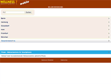 Tablet Screenshot of m.wellness7.de